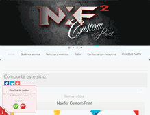 Tablet Screenshot of naxferdesign.com